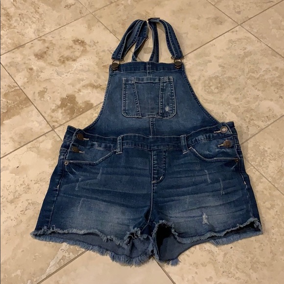 justice overall shorts